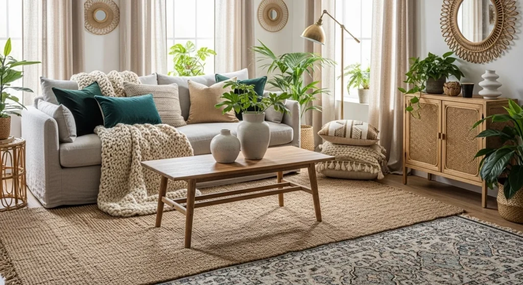 Textured Living Room Design Ideas to Add Depth and Warmth