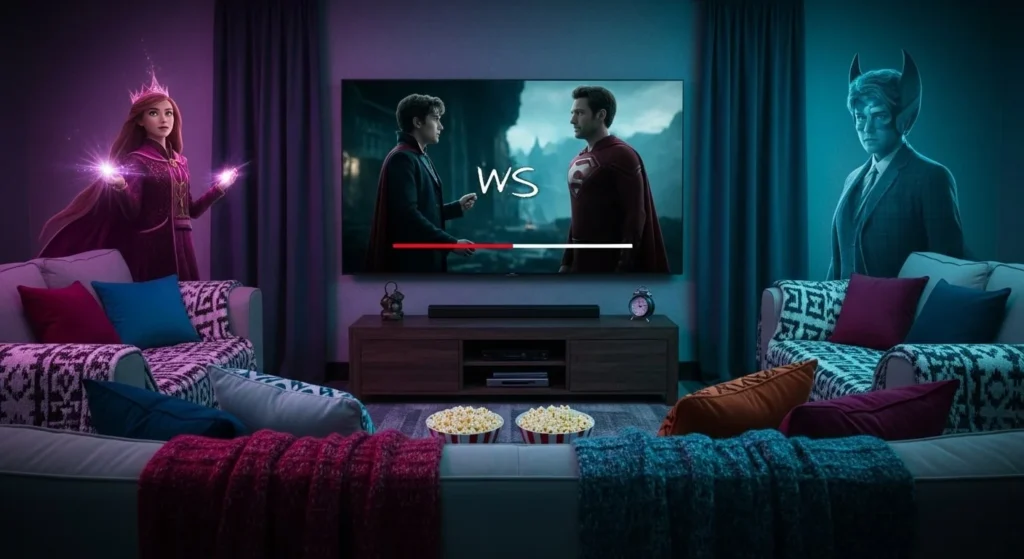 10 Cozy Movie Night Living Room Setups for Family & Friends 9 Themed Movie Nights-min