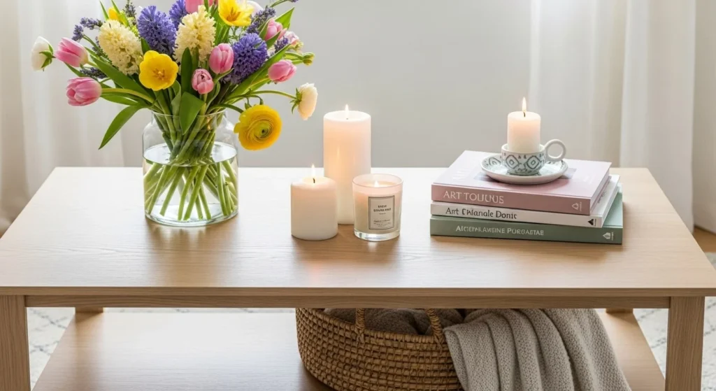 7 Spring Styling Tips for a Fresh Living Room Reset 9 Update with Seasonal Decor-min