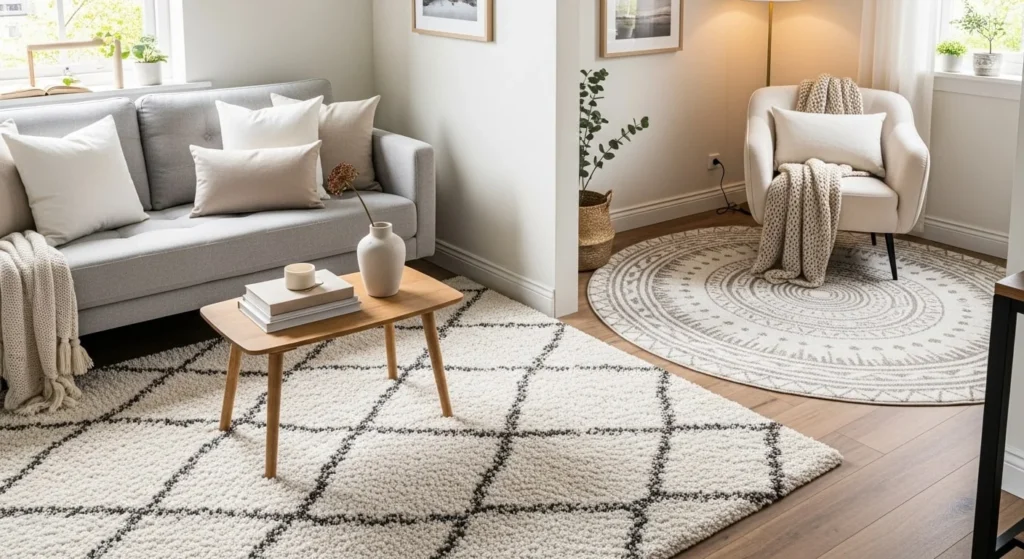 10 Small Living Room Ideas to Maximize Space and Style Efficiently 11 Use Area Rugs to Define Zones
