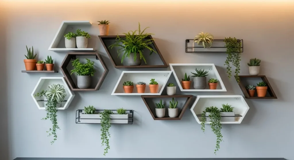 Use Floating or Wall-Mounted Planters