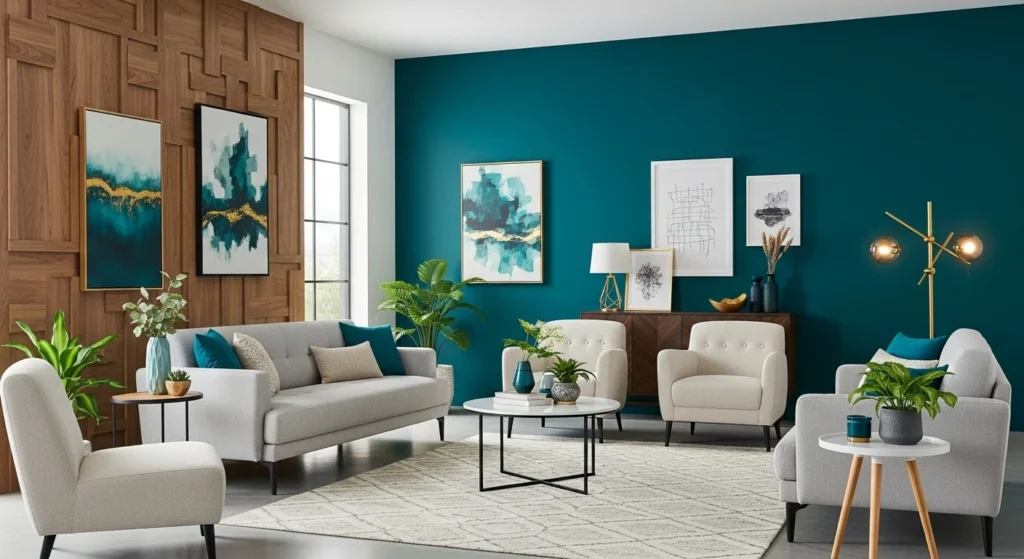 10 Living Room Inspiration Ideas to Elevate Your Space Effortlessly 6 Accent Wall