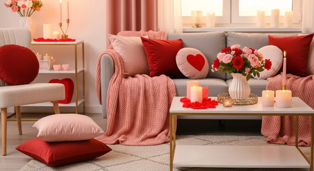 10 Valentine’s Day Living Room Decor Ideas for a Romantic Vibe 2 Valentine Day Living Room Decor Ideas for a Romantic Vibe