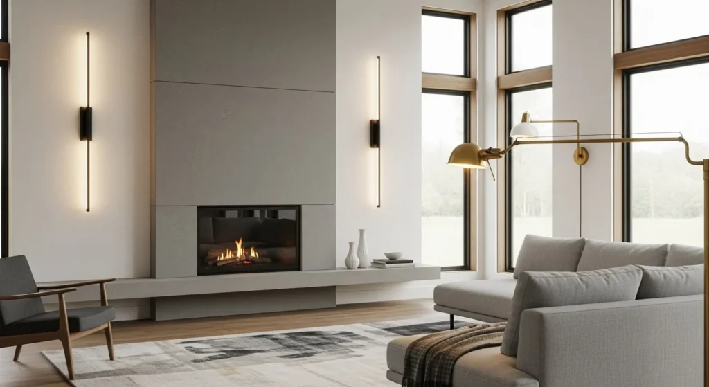 Wall Sconces to Save Space