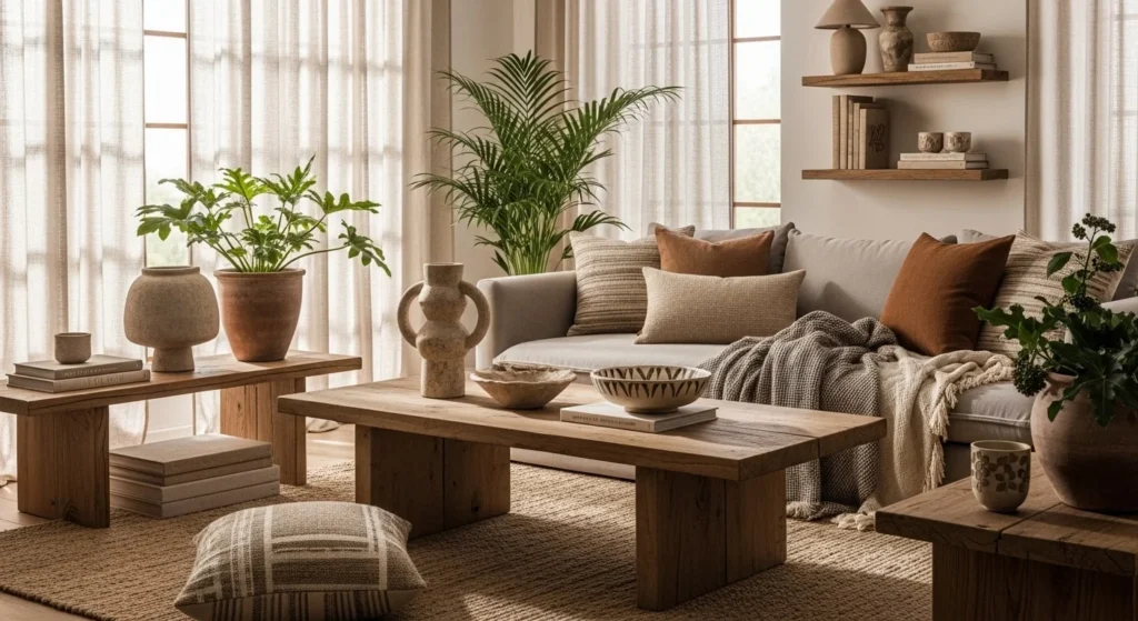 11 Earthy Living Room Ideas to Bring Nature Indoors 14 Earthy Living Room Ideas to Bring Nature Indoors