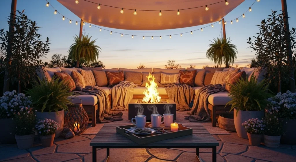 7 Cozy Outdoor Living Room Ideas to Create Your Perfect Relaxing Space 10 Cozy Outdoor Living Room Ideas