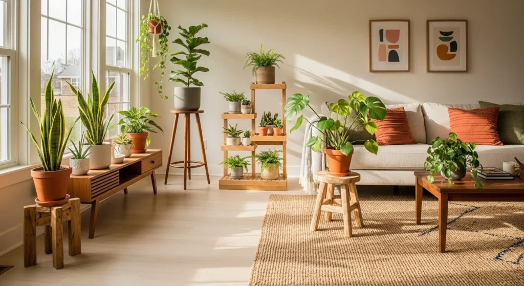 5 Wooden Plant Stand Ideas for Stylish Indoor Gardening 2 Wooden Plant Stand Ideas for Stylish Indoor Gardening