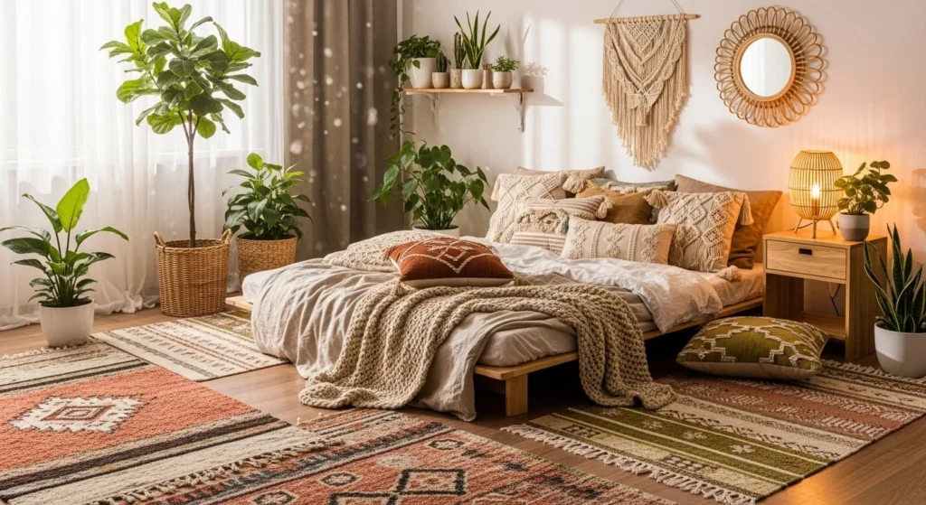 12 Boho Bedroom Ideas to Create a Relaxed Vibe 15 12 Boho Bedroom Ideas-min