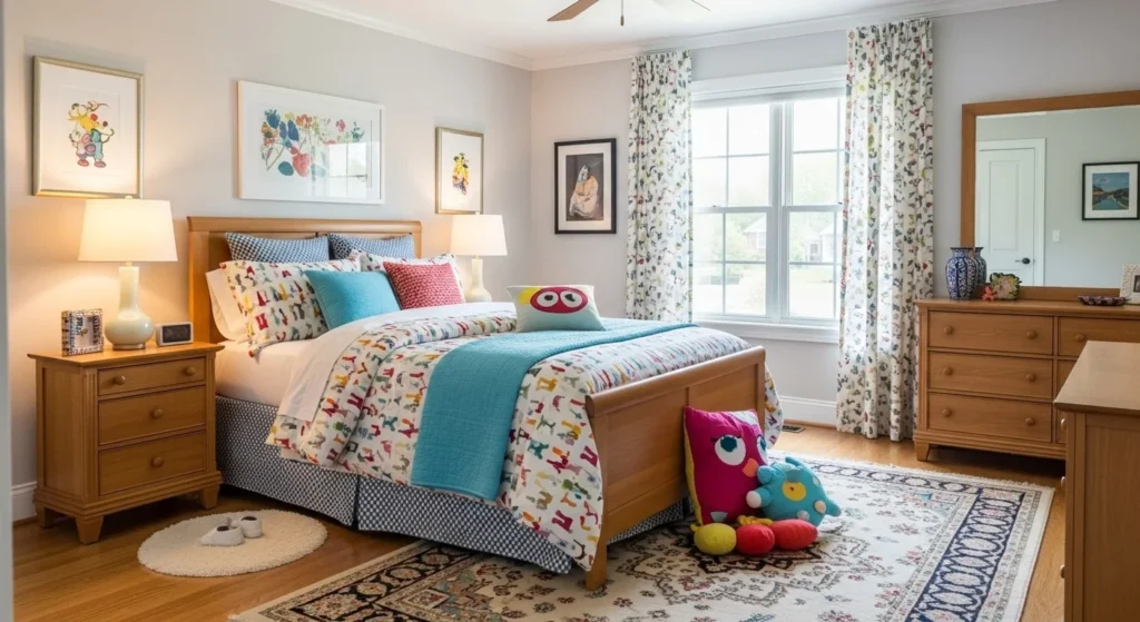 15 Colorful Bedroom Ideas to Brighten Your Space 18 15 Colorful Bedroom Ideas-min