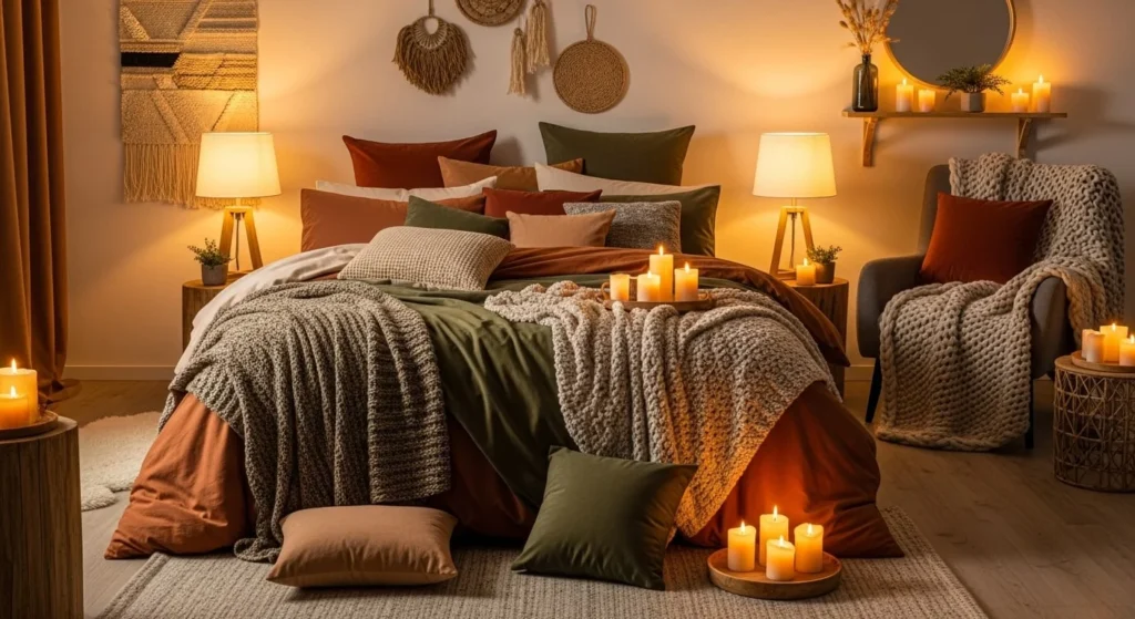 15 Cozy Bedroom Ideas with Warm Lighting and Textures 18 15 Cozy Bedroom Ideas-min