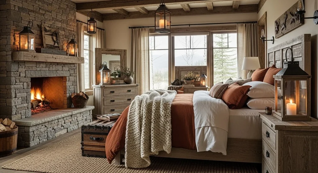 15 Rustic Bedroom Ideas with Natural Charm 18 15 Rustic Bedroom Ideas-min