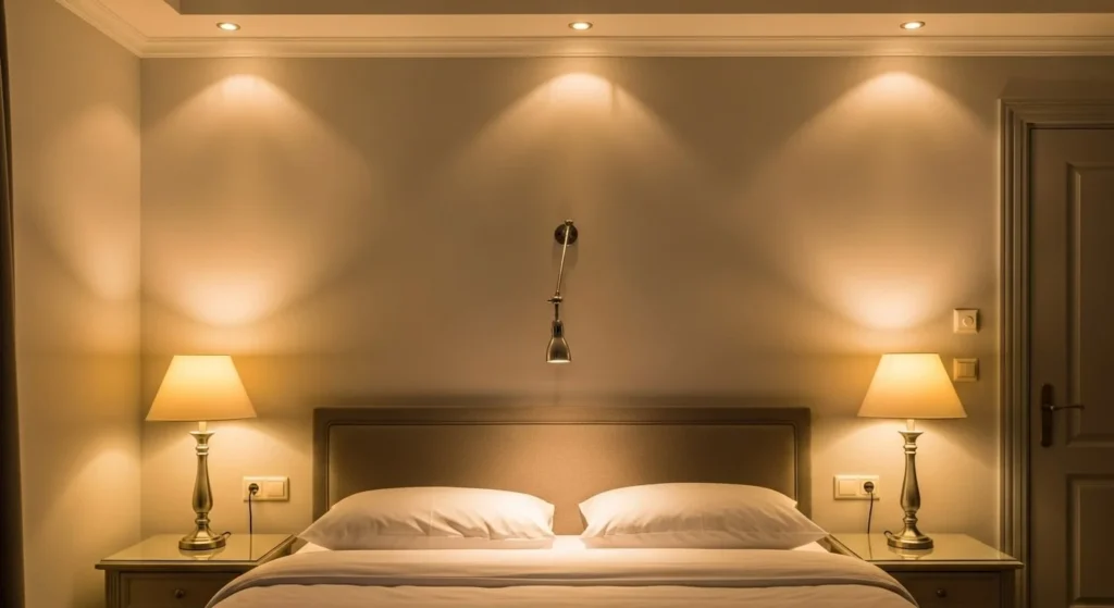 12 Guest Bedroom Ideas to Create a Warm Welcome 6 Ample Lighting-min
