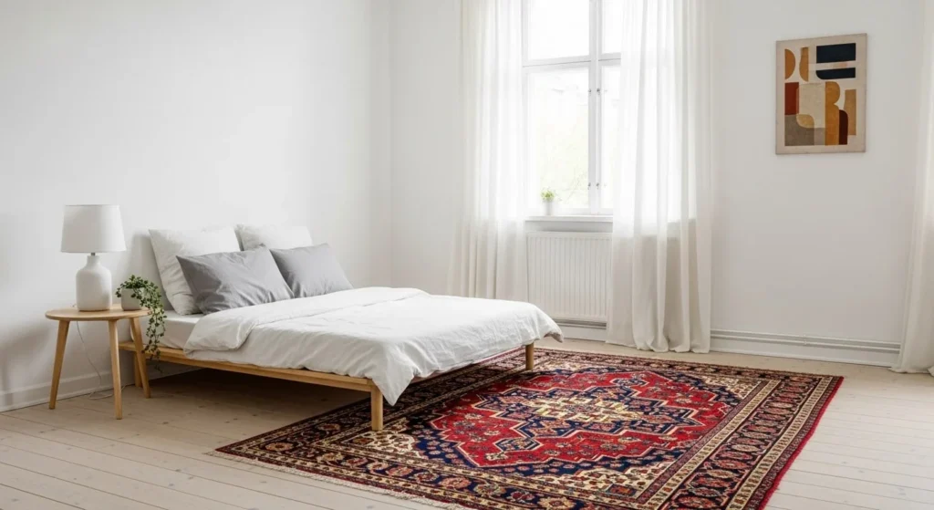 15 Colorful Bedroom Ideas to Brighten Your Space 5 Area Rugs-min