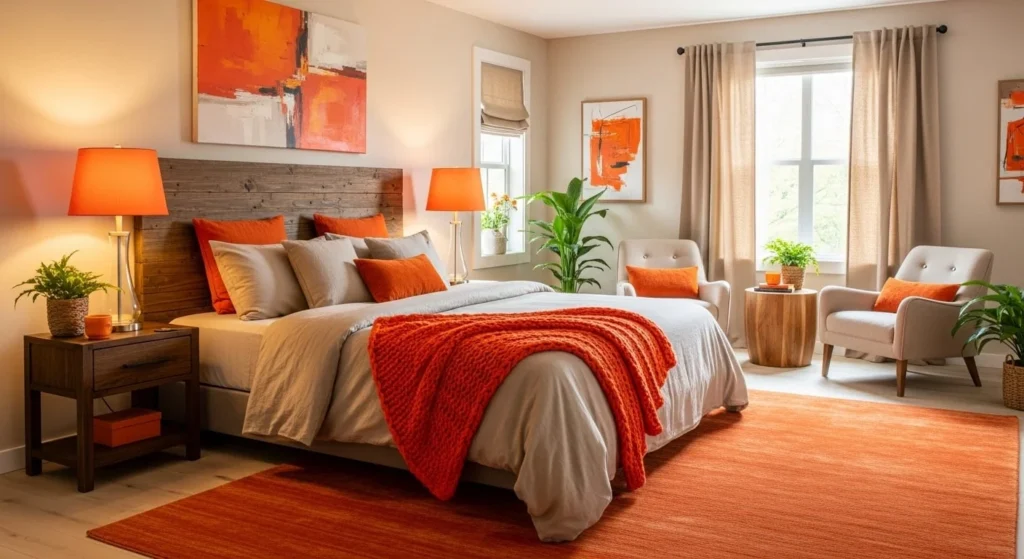 15 Colorful Bedroom Ideas to Brighten Your Space 17 Balance with Neutrals-min