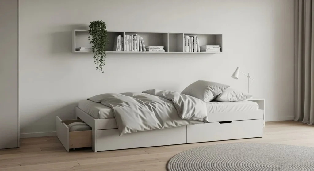 12 Scandinavian Bedroom Ideas with Cozy Minimalism 11 Clutter-Free-min