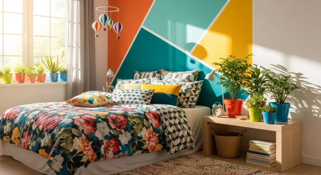 15 Colorful Bedroom Ideas to Brighten Your Space 2 Colorful Bedroom Ideas to Brighten Your Space-min