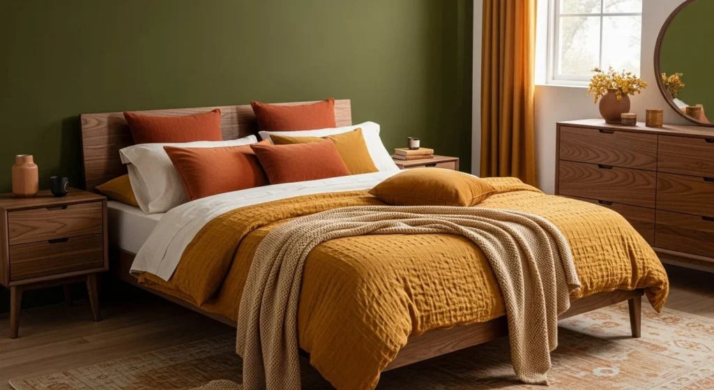 10 Fall Bedroom Decor Ideas to Transform Your Space for the Season 4 Embrace Earthy Color Palettes-min