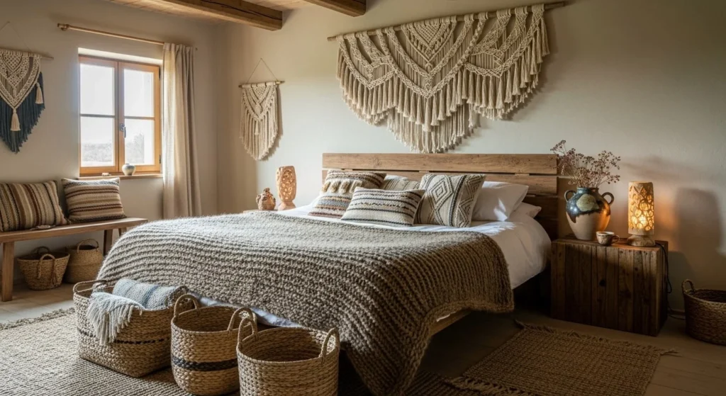 15 Rustic Bedroom Ideas with Natural Charm 15 Handcrafted Details-min