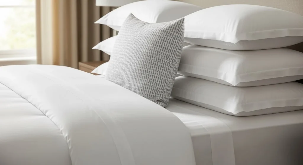 14 Luxury Bedroom Ideas for a Hotel-Inspired Escape 3 High-Quality Bedding-min