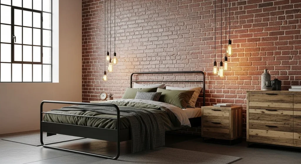 10 Industrial Bedroom Ideas with Urban Edge 2 Industrial Bedroom Ideas with Urban Edge-min