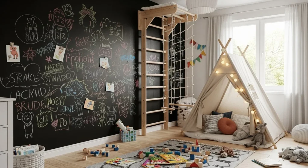 10 Kids Bedroom Ideas for Fun and Function 9 Interactive Play Areas-min