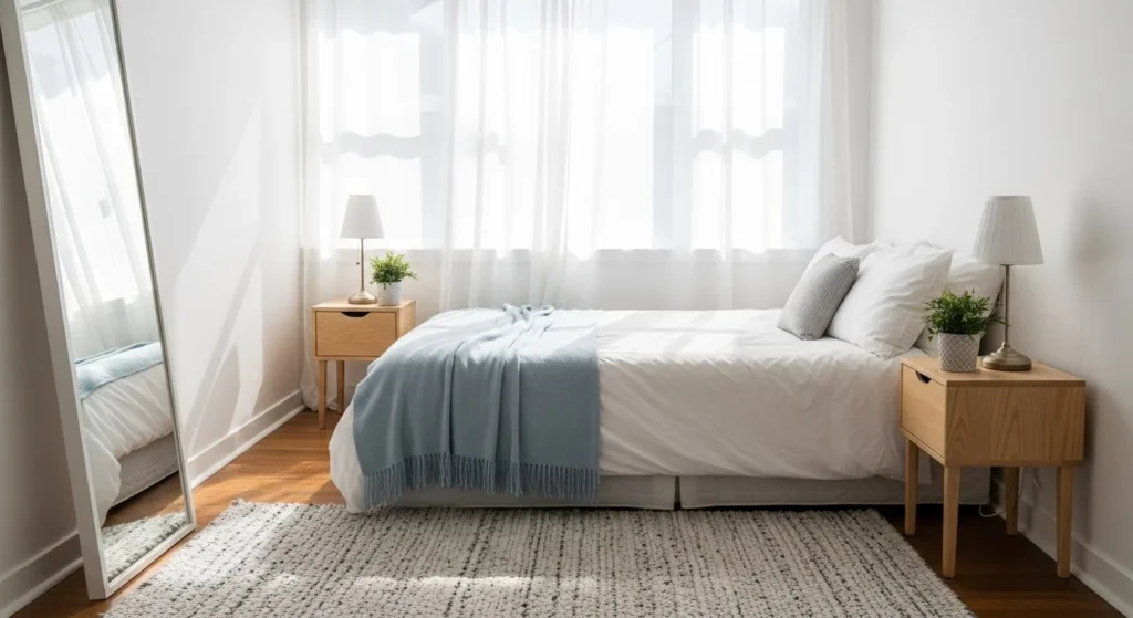 12 Small Bedroom Ideas to Maximize Space and Style 11 Maximize Natural Light-min