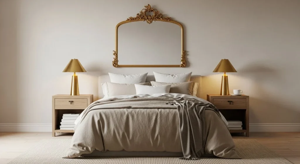 15 Neutral Bedroom Ideas That Feel Elegant and Timeless 10 Metallic Accents-min