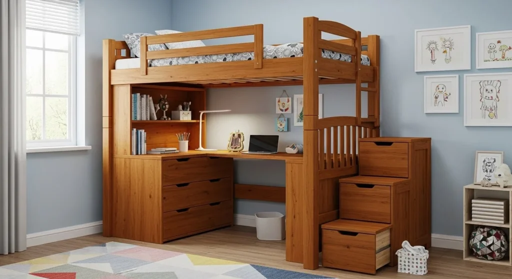 10 Kids Bedroom Ideas for Fun and Function 5 Multi-Functional Furniture-min