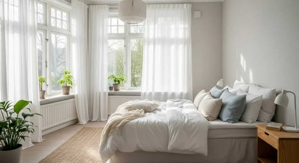 12 Scandinavian Bedroom Ideas with Cozy Minimalism 5 Natural Light-min