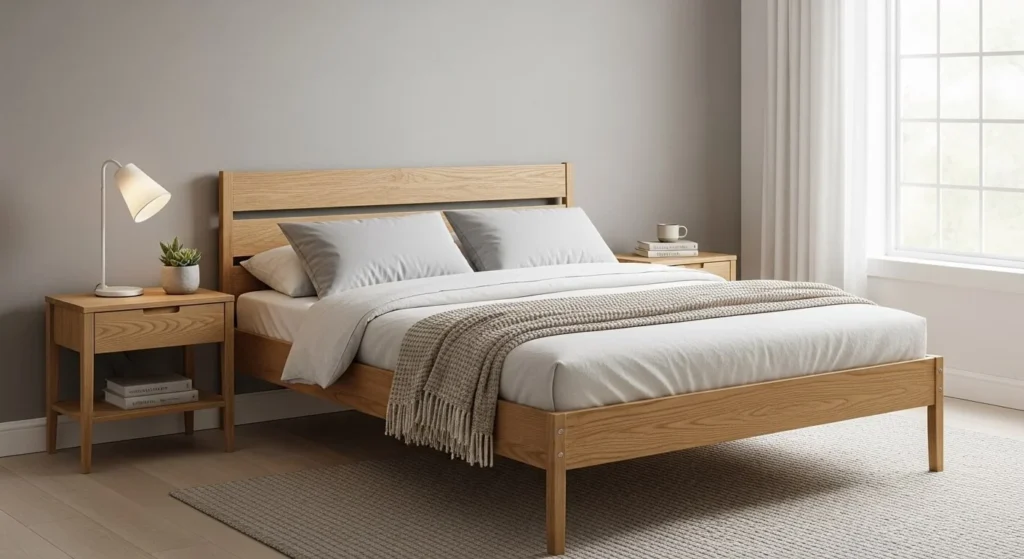 15 Neutral Bedroom Ideas That Feel Elegant and Timeless 6 Natural Wood Accents-min