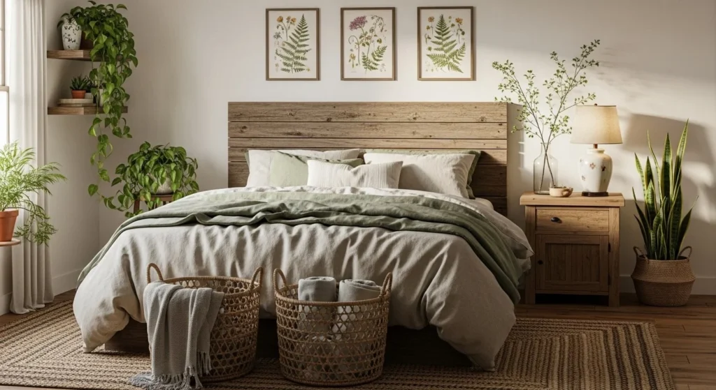 15 Rustic Bedroom Ideas with Natural Charm 10 Nature-Inspired Decor-min
