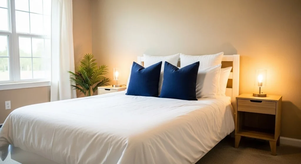 14 Luxury Bedroom Ideas for a Hotel-Inspired Escape 8 Neutral and Rich Colors-min