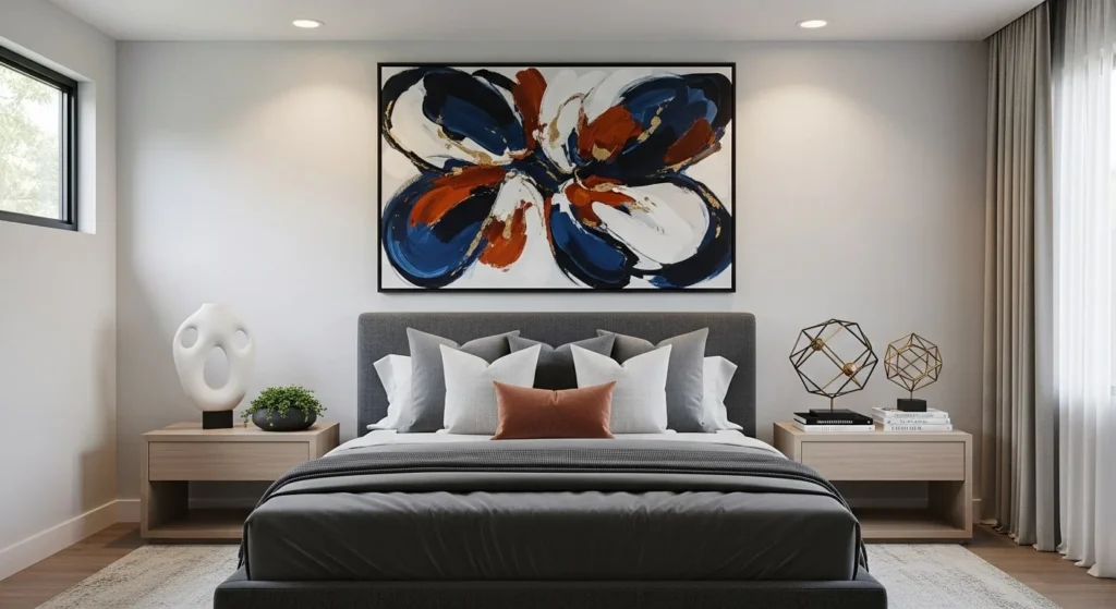 14 Luxury Bedroom Ideas for a Hotel-Inspired Escape 10 Personalized Art and Decor-min
