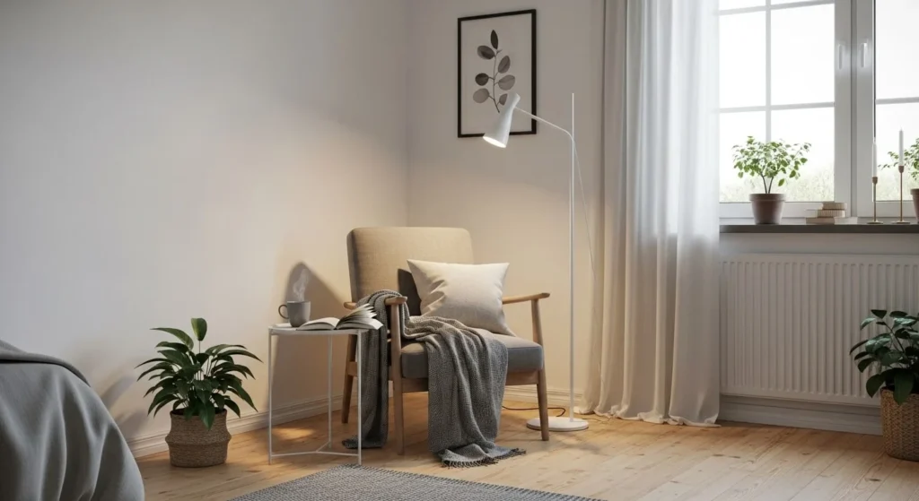 12 Scandinavian Bedroom Ideas with Cozy Minimalism 14 Reading Nook-min