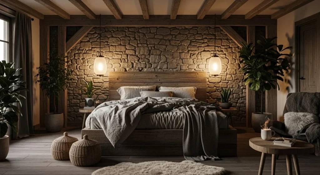15 Rustic Bedroom Ideas with Natural Charm 2 Rustic Bedroom Ideas with Natural Charm-min