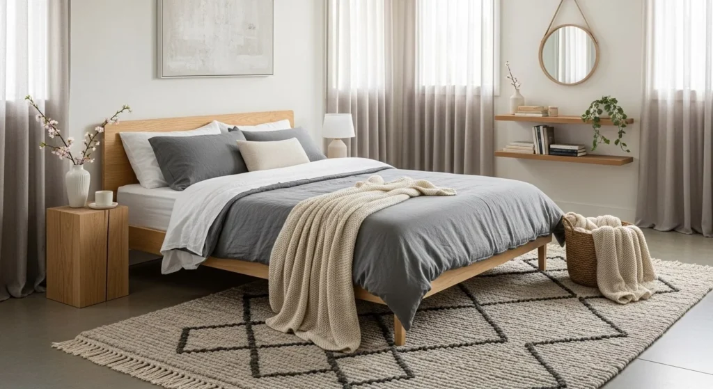 10 Japandi Bedroom Ideas for a Minimal and Serene Space 6 Scandinavian Textures-min