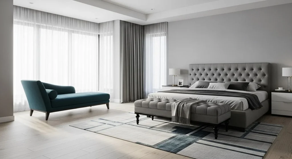 14 Luxury Bedroom Ideas for a Hotel-Inspired Escape 7 Seating Area-min