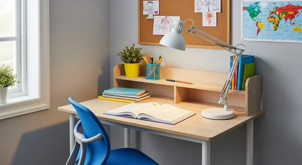 10 Kids Bedroom Ideas for Fun and Function 8 Study Zone-min