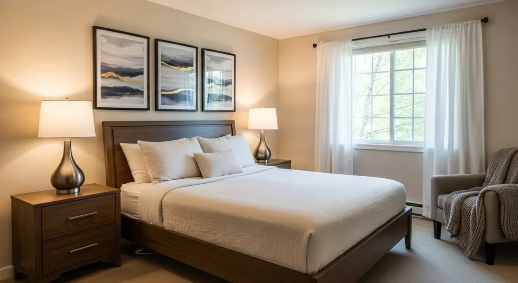 14 Luxury Bedroom Ideas for a Hotel-Inspired Escape 15 Symmetry and Balance-min