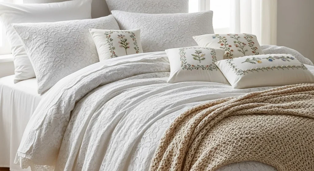 10 Vintage Bedroom-Ideas for a Nostalgic Touch 8 Textiles-min