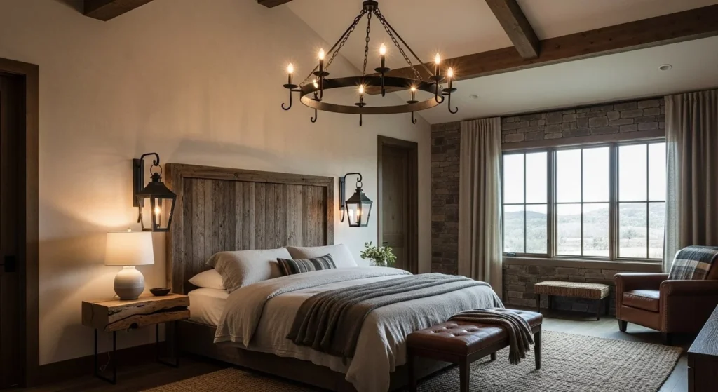 10 Modern Farmhouse Bedroom Ideas for Rustic Charm 10 Textured Rugs-min