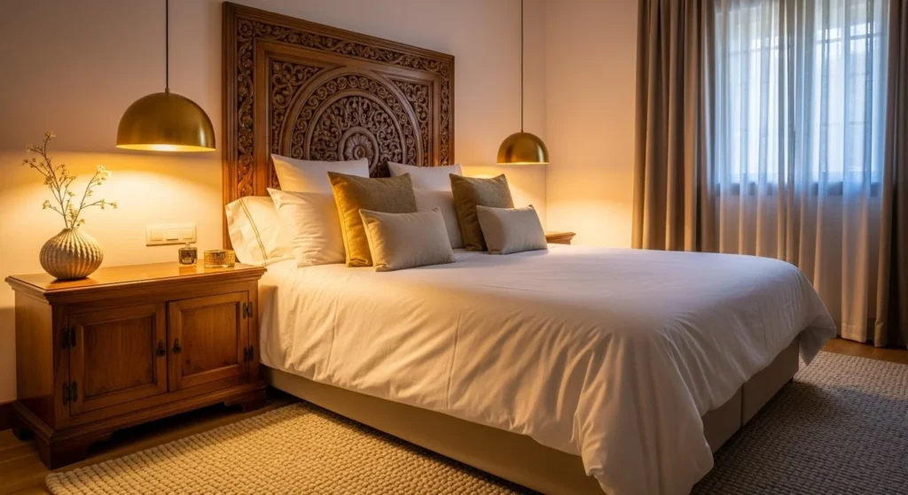 15 Cozy Bedroom Ideas with Warm Lighting and Textures 4 Warm-Toned Lighting-min