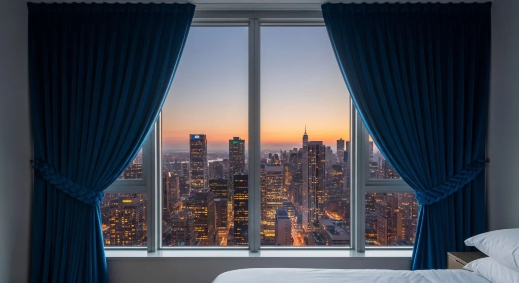 14 Luxury Bedroom Ideas for a Hotel-Inspired Escape 13 Window Treatments-min