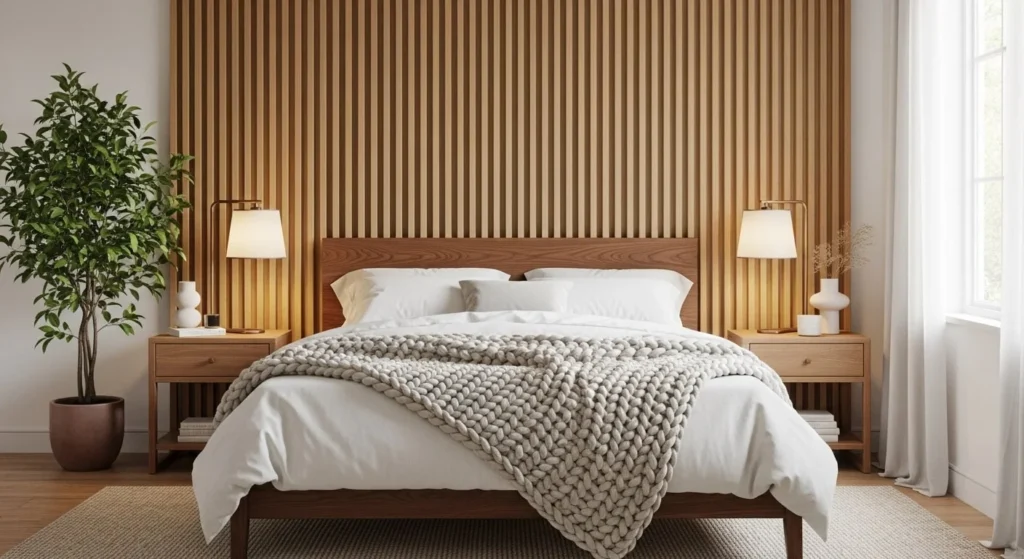 16 Organic Modern Bedroom Inspiration Ideas for a Stylish and Natural Space 8 Wooden Accents-min
