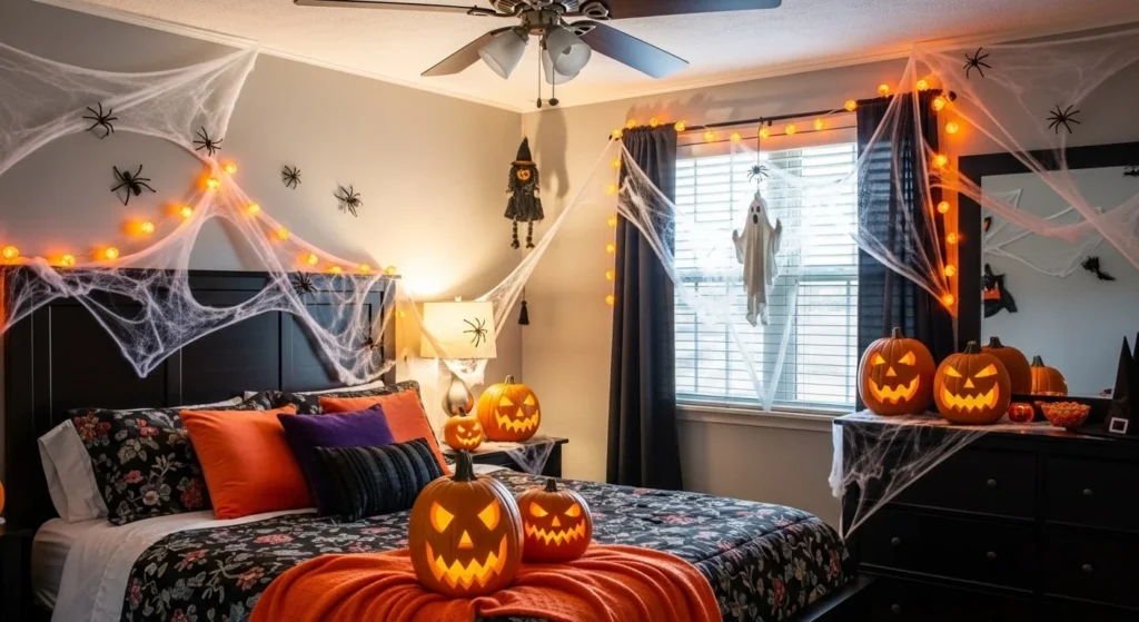 10 Halloween Bedroom Decor Ideas for a Spooky Twist 13 10 Halloween Bedroom Decor Ideas-min