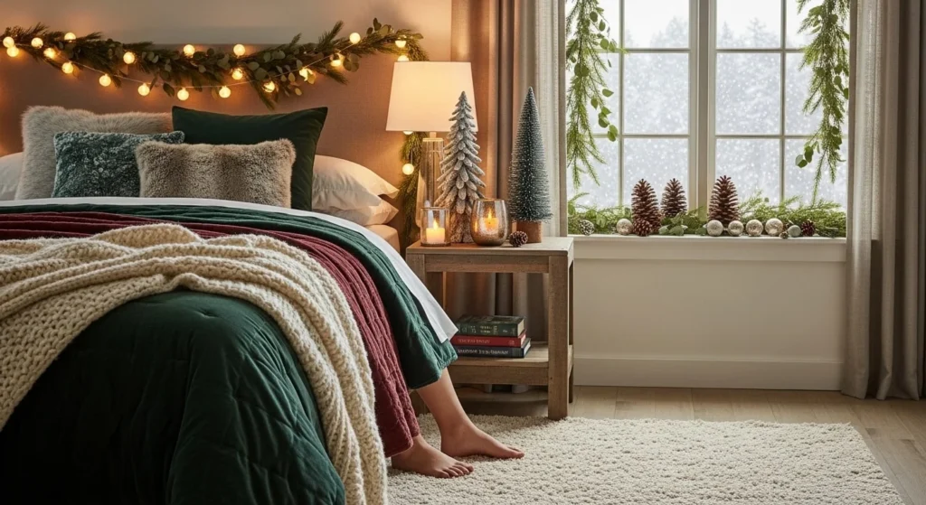 15 Holiday Bedroom Decor Ideas to Create Festive Cheer 18 15 Holiday Bedroom Decor Ideas-min