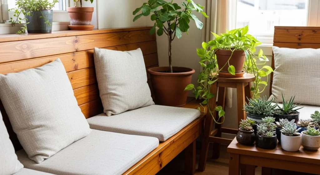 13 Earthy Kitchen Ideas to Transform Your Space with Natural Elements 14 Cozy Breakfast Nook-min