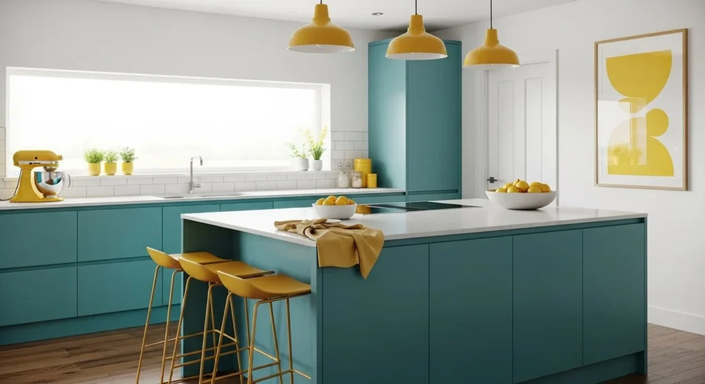 10 Eclectic Kitchen Ideas to Transform Your Space 4 Embrace Bold Color Palettes-min