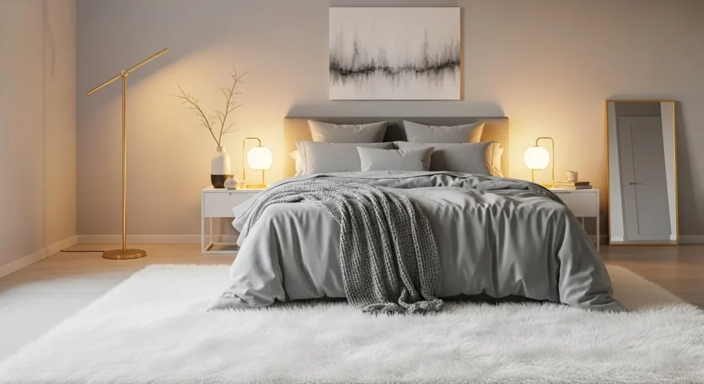 12 Winter Bedroom Ideas for a Warm and Cozy Retreat 14 Embrace Minimalist Winter Elegance-min
