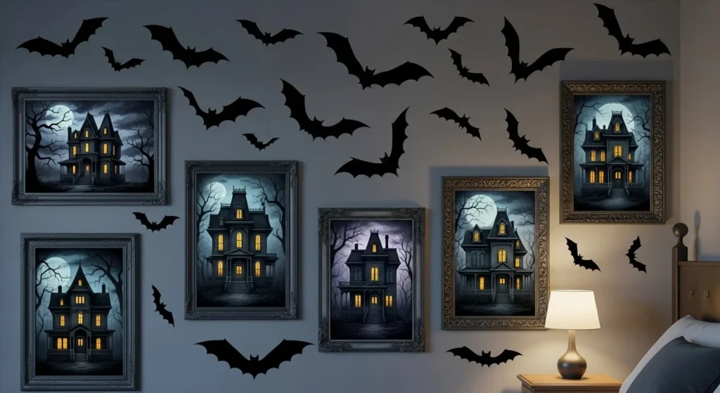 10 Halloween Bedroom Decor Ideas for a Spooky Twist 5 Halloween Wall Decals or Posters-min